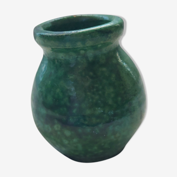 Glazed terracotta vase