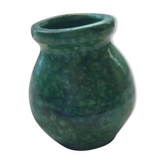 Glazed terracotta vase