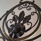 Très grand lustre art déco, luminaire ancien
