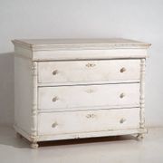 Commode ancienne blanche (c.1900) #18