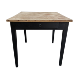 Black patinated old farmhouse table