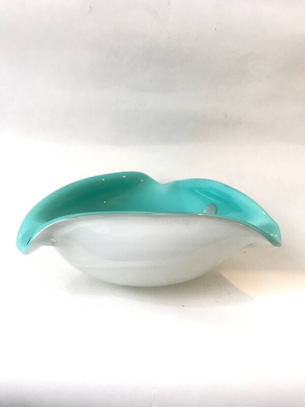 Cendrier Sommerso opalin, Murano