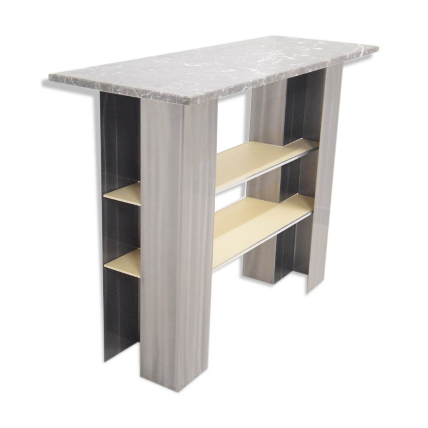 Entry table - console - 80s - Italian design - Modernist minimalist