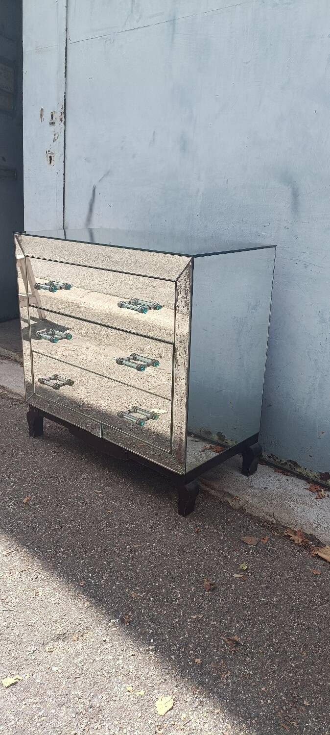 Commode miroir vintage