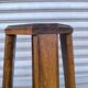 Solid oak saddle