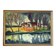 House by the water, oil on canvas signed