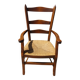 Ancien fauteuil à l'assise paillée