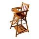 Chaise haute enfant bois vintage transformable table