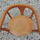 Fauteuil en bois Baumann 50/60 pour enfant