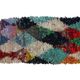 Boucherouite vintage moroccan rug 106 x 184 cm