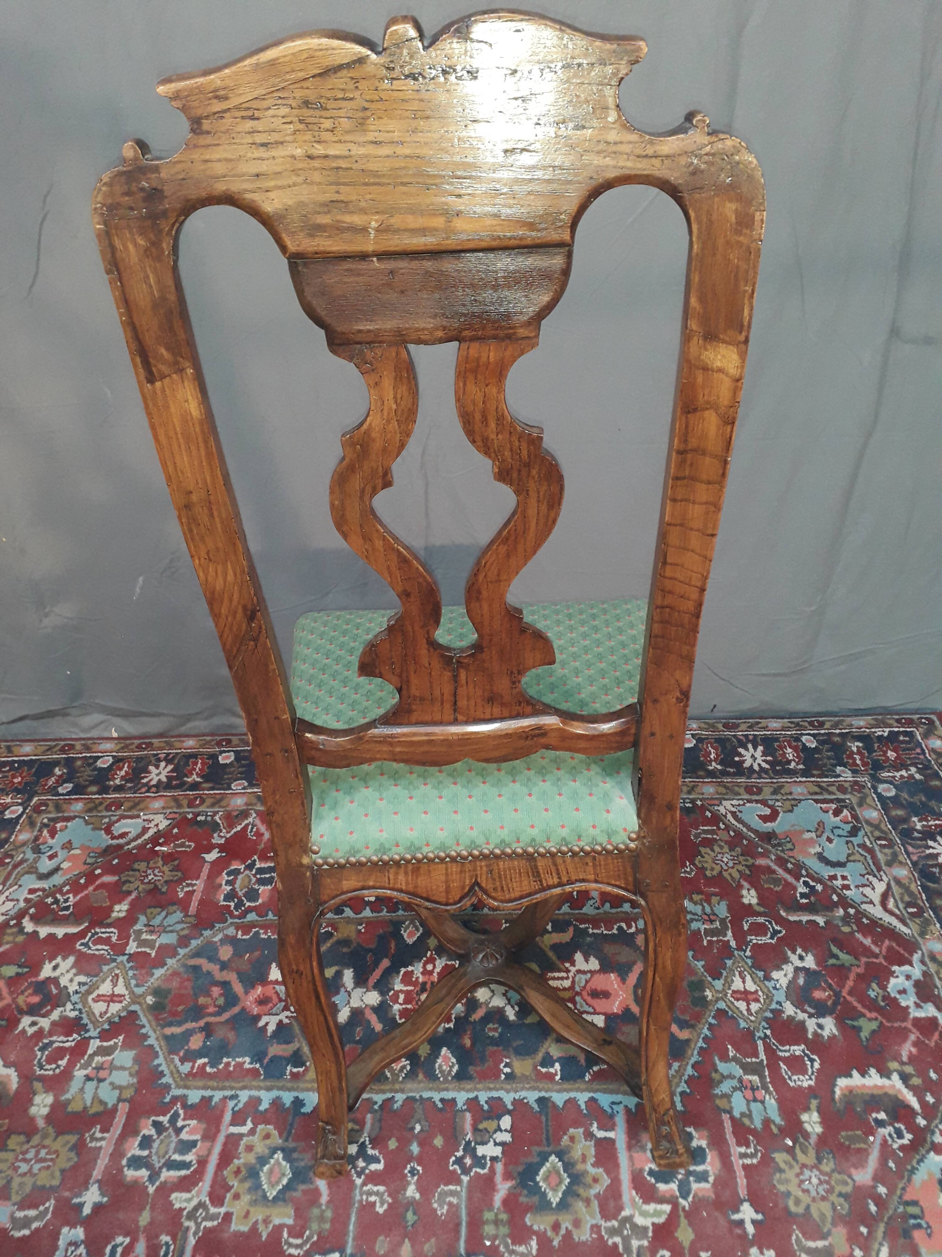 Carved Dutch chair