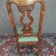 Chaise hollandaise sculpté