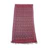 Tapis berbère rouge fait à la main en pure laine 105x205cm