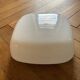 Square opaline wall light