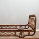 Pair 1960s Franca Helg Bonacina Rattan Malacca Daybeds