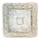 Glass flush mount light for ceiling or wall