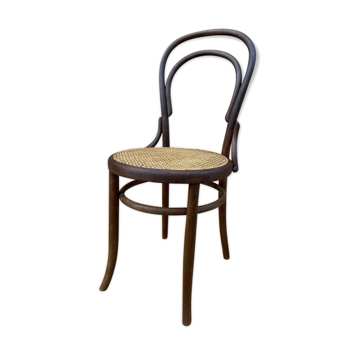Tuna and curved wooden bistro chair