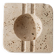 Vintage alabaster ashtray from the 1960s, beige stone, mid-century design, San Gimignano, Italy.