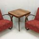 1940 Set of two Halabala Armchairs H 269 + Spider table