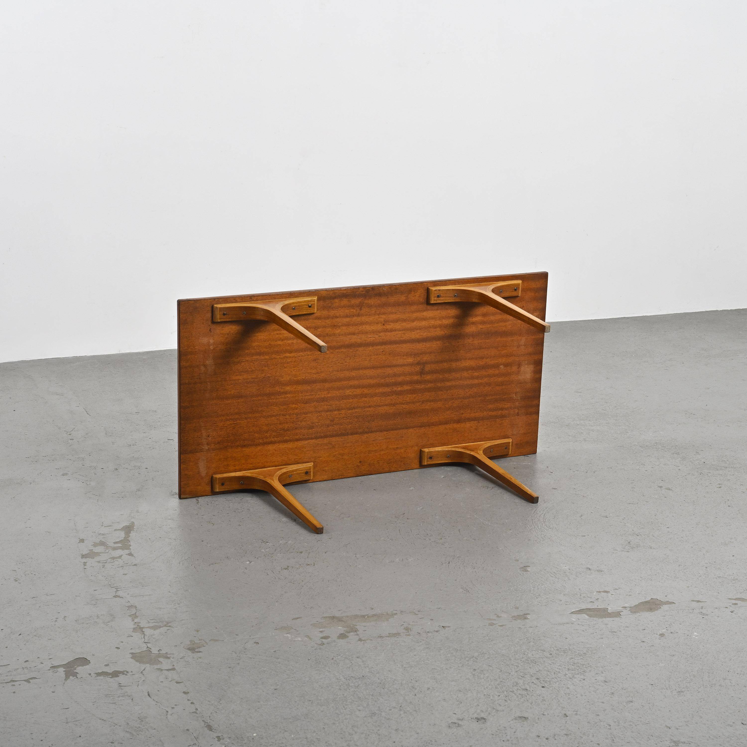 Coffee table by Daisaku Cho, Tendo Mokko edition, Japan 1970