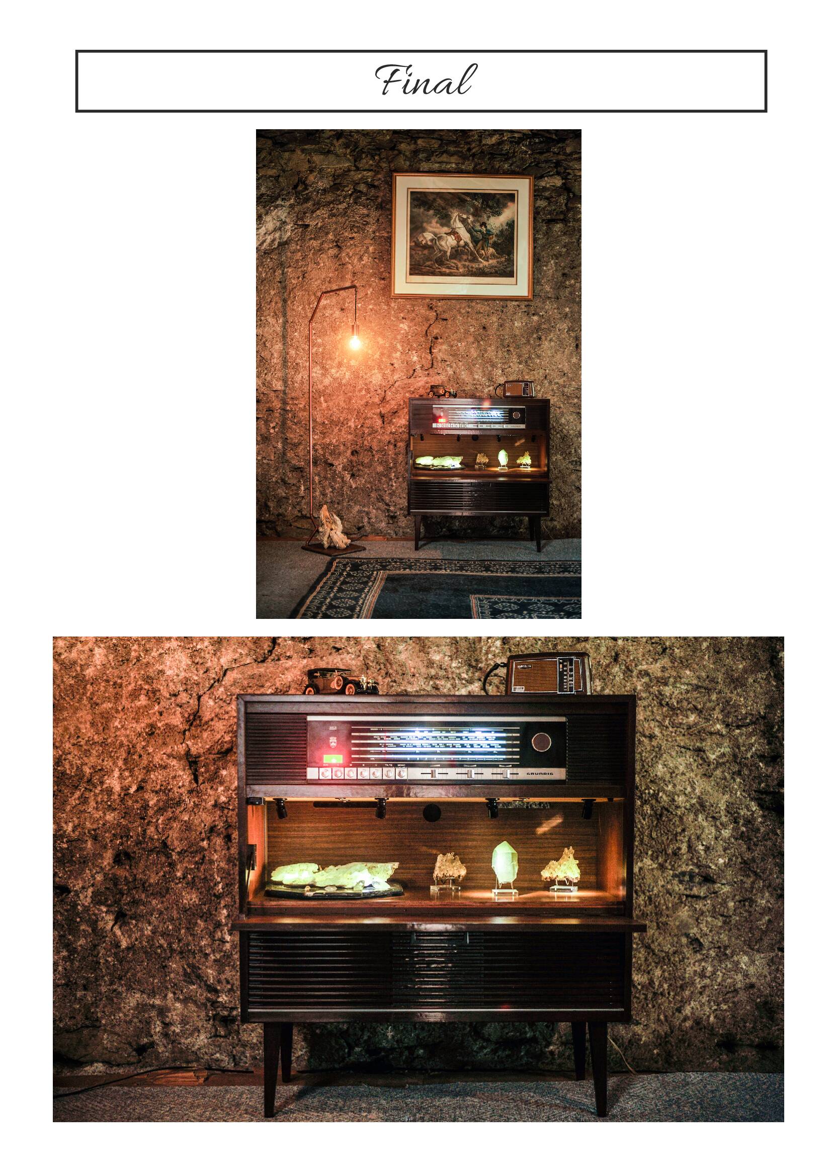 Grundig Como8 Bluetooth radio furniture