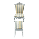 Chauffeuse de style Louis XV avec repose-pieds assorti – XXe siècle