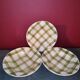 Green Scottish plates Moulin des Loups