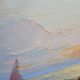 Marine italienne – Huile sur panneau signée Italo Giordani