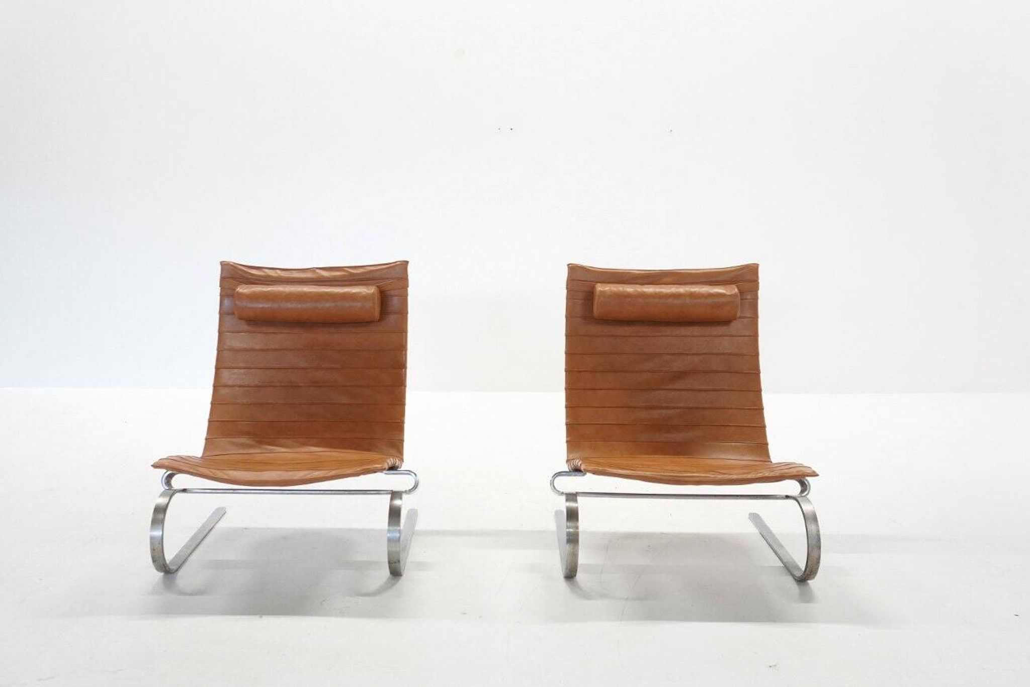 Set of PK20 Lounge Chairs by Poul Kjaerholm for E. Kold Christensen, 1960s