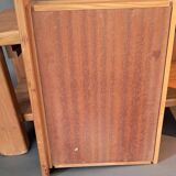 Solid elm bedside table 1960/1970
