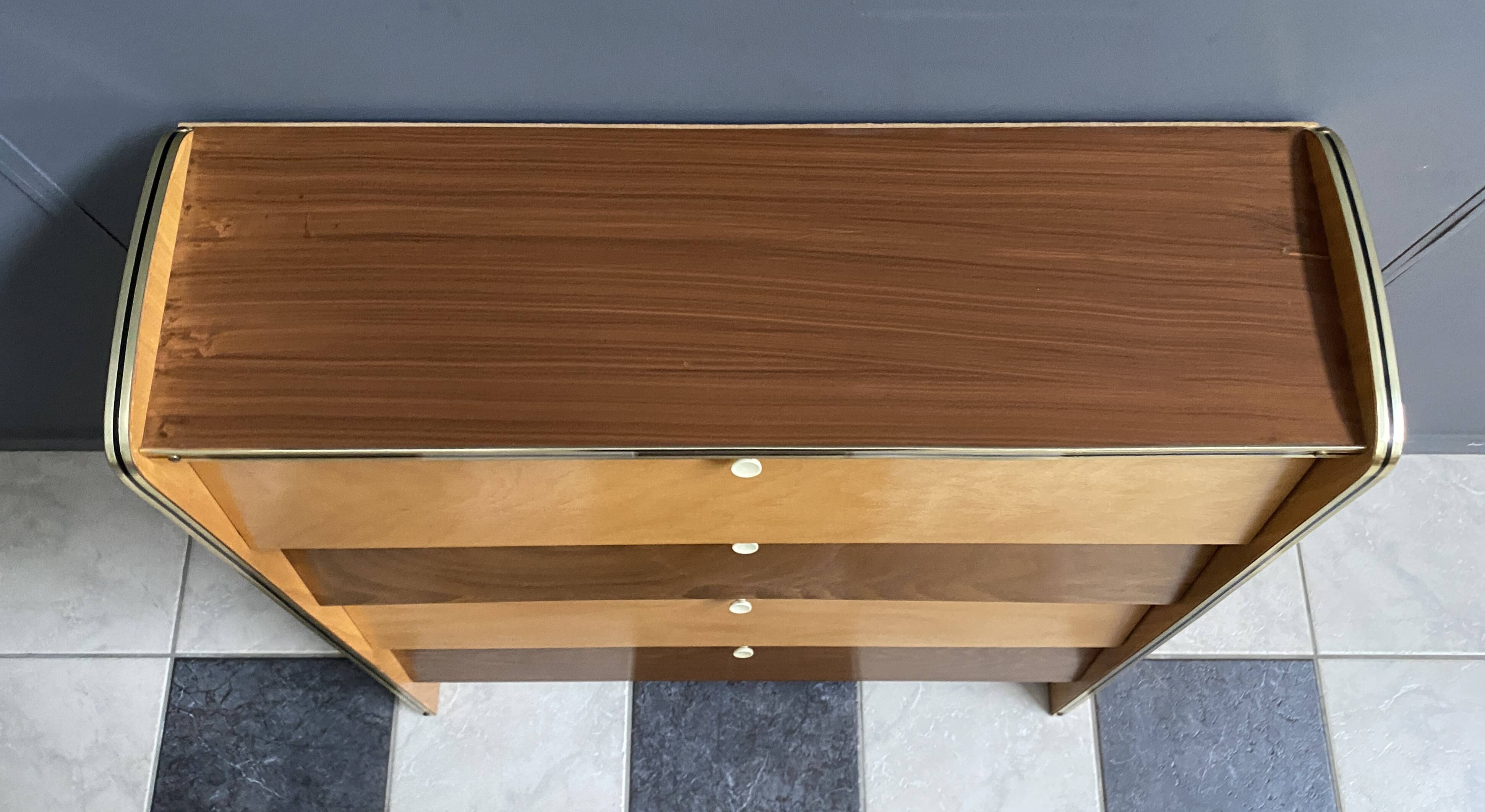 Wooden shoe cabinet, 1960s