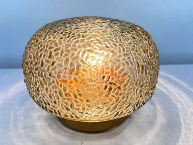 Midcentury Rare Flush Mount, Ceiling or Wall Lamp, Germany, 1970s