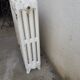 Vintage cast iron radiator