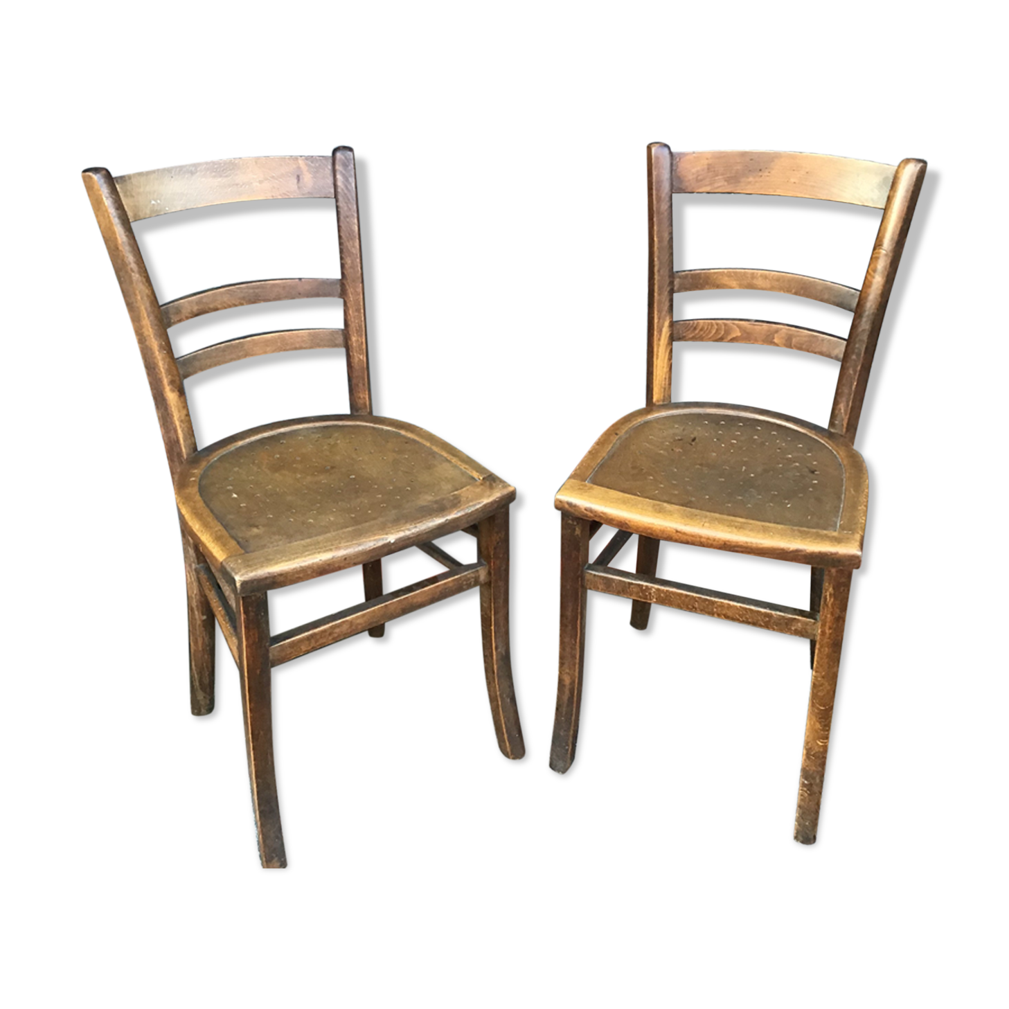 2 vintage bistro chairs