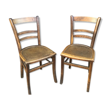 2 vintage bistro chairs