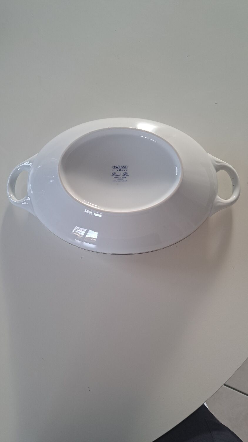 Soup tureen + Haviland plate