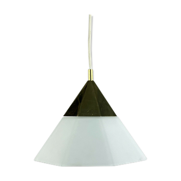 Suspension Limburg verre espace age design 60s 70s