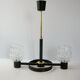Lustre vintage 1960 métal et laiton