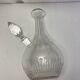 2211785 Old crystal decanter cap facets XXth