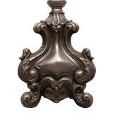 Stunning Antique Pewter Rococo Candlestick floor lamp Italy