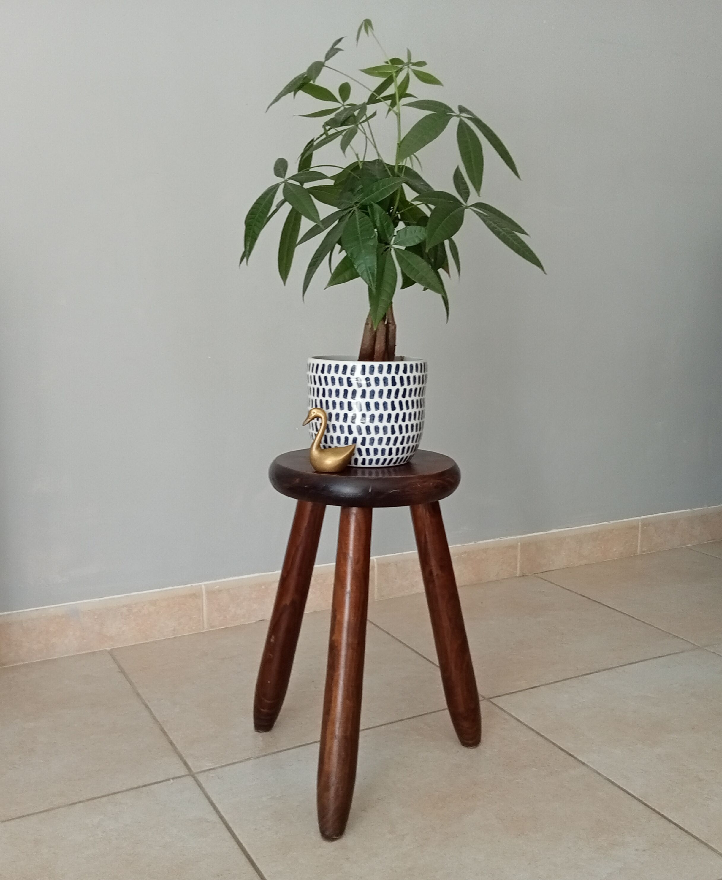 Vintage tripod stool 50s/60s