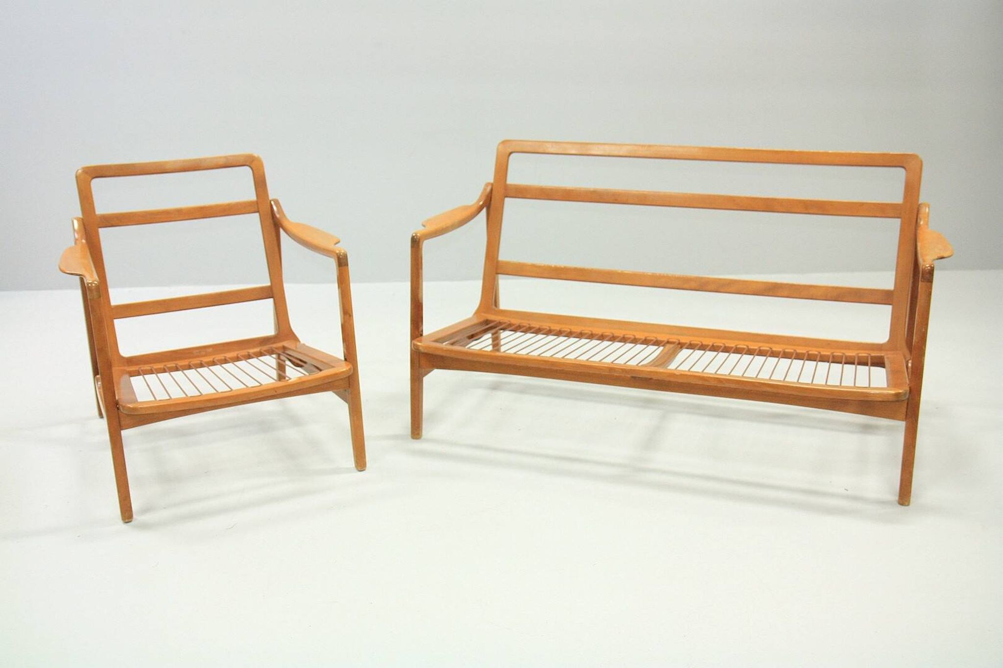 Ensemble de canapés et fauteuils Mid-Century par Tove & Edvard Kindt-Larsen années 60