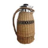 Vintage rattan thermos