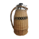 Thermos en rotin vintage