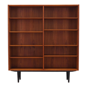 Teak bookcase danish design 1970s by Hundevad & Co