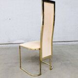 Hollywood Regency dining chairs from Belgo Chrom, 1970s, set of 8.