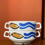 Duo large seaside cups