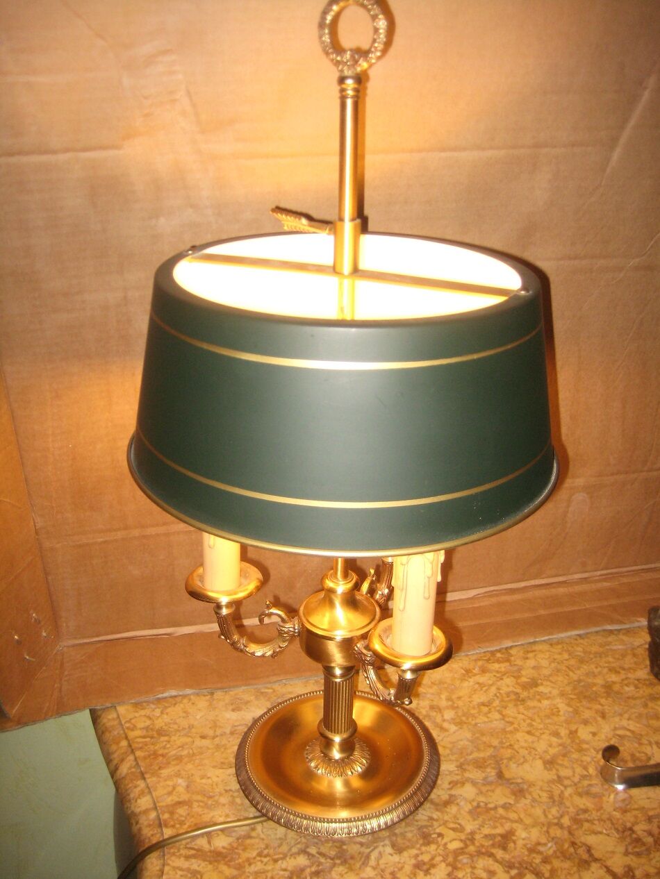 empire-style bottle-style desk lamp