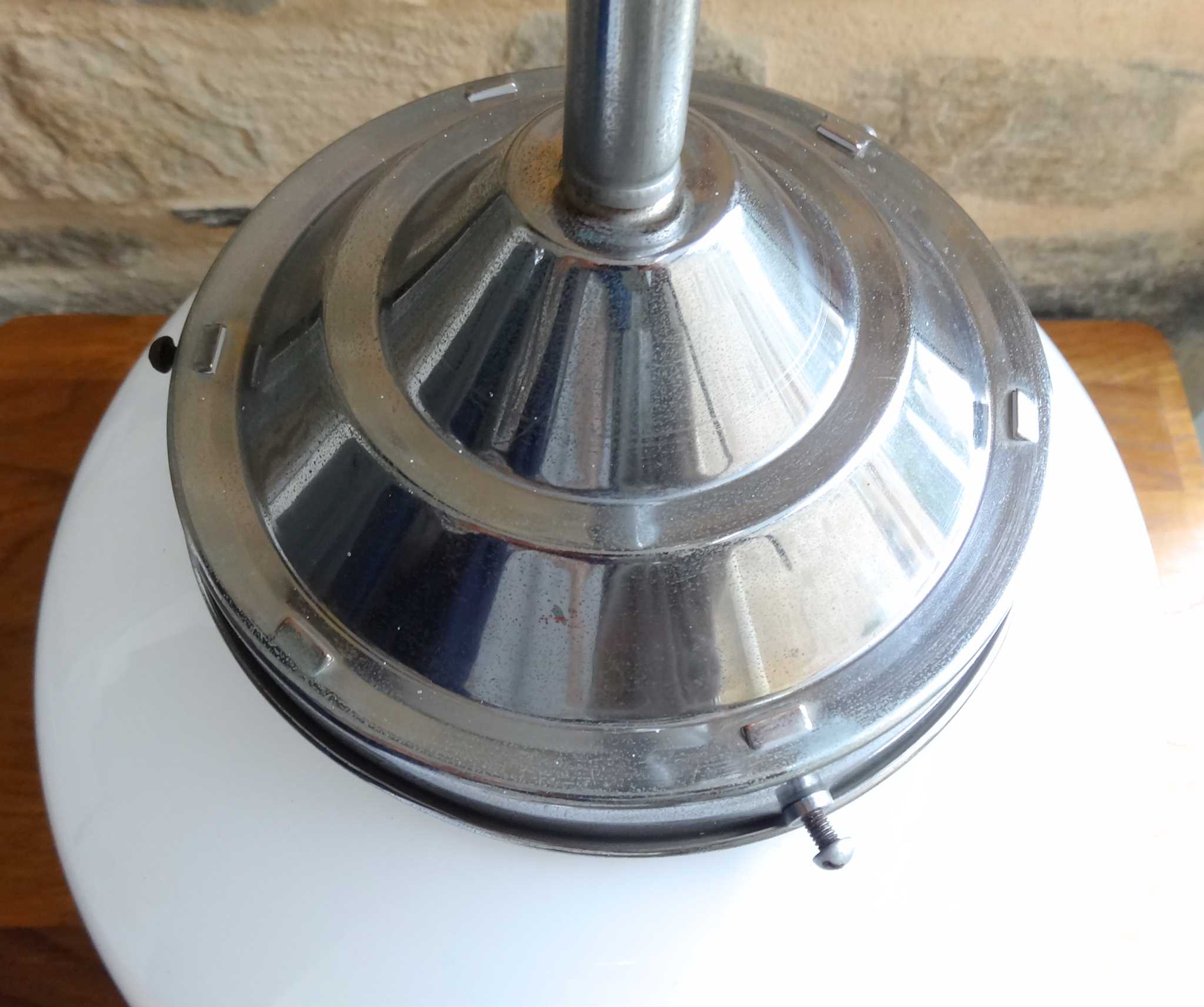 Hanging art deco globe large format - 30 cm