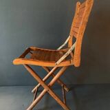 Small old folding wooden chair, 1940